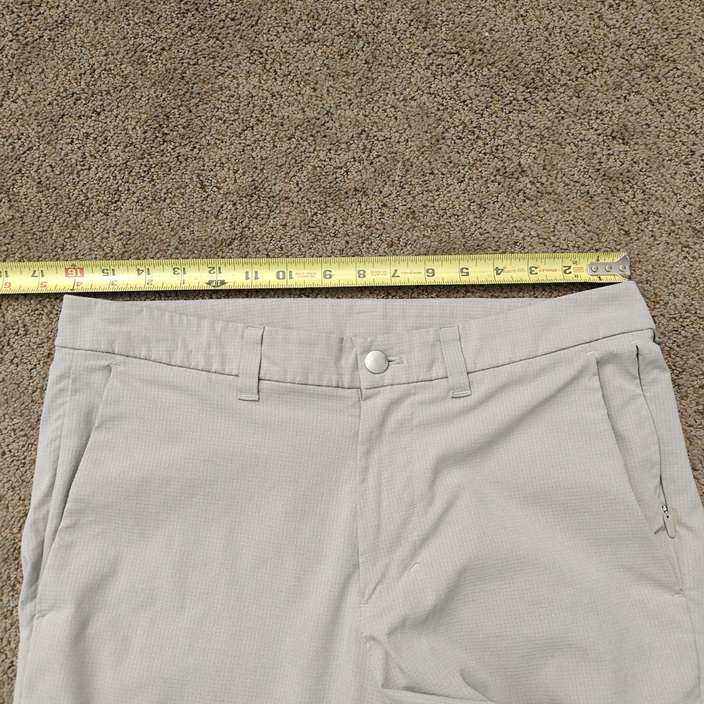 Lululemon ABC Pant Relaxed Fit Casual Beige Textured Men's 32 Pre-Owned - Picture 8 of 12